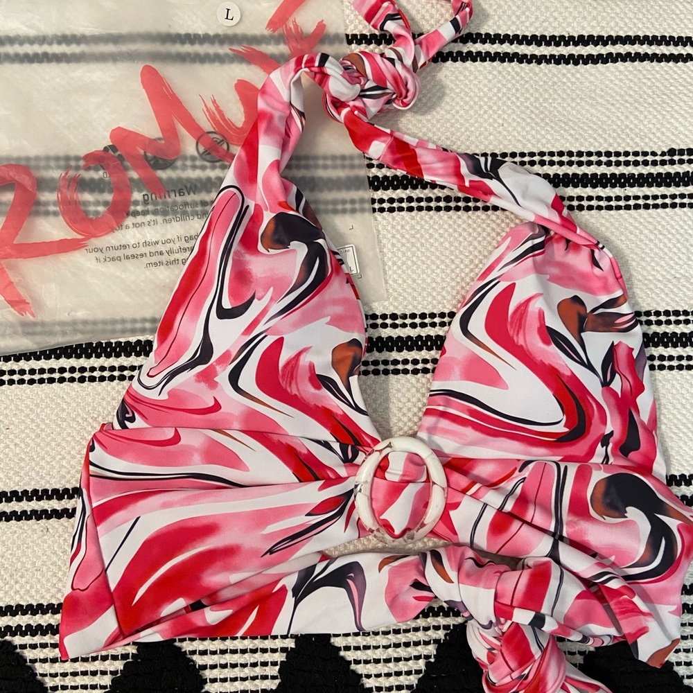 Retro inspired swim top